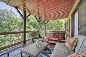 Maggie Valley Family Home with Hot Tub and Views!